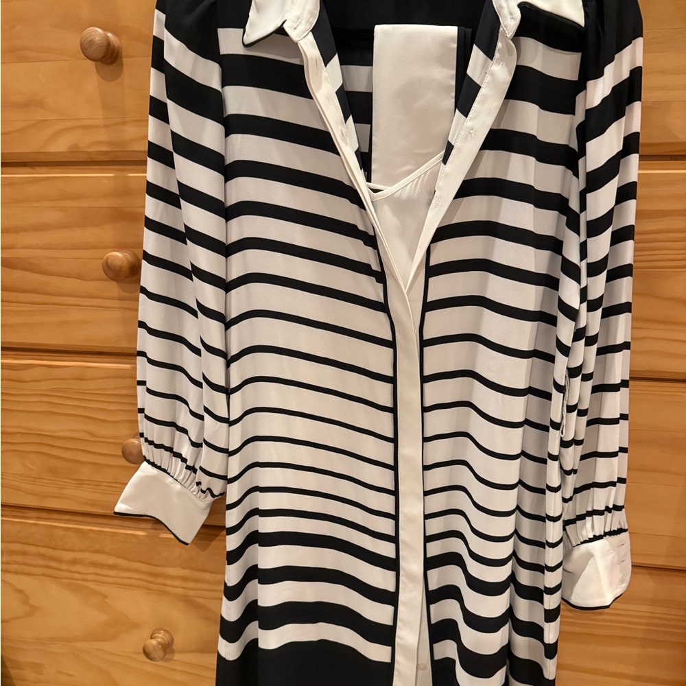 White House Blackmarket - Black and White Striped Women's dress. Size XS